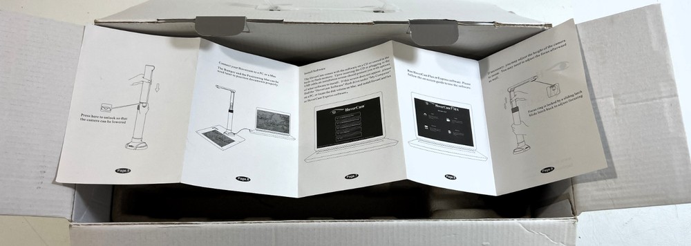 HoverCam T5 Document Scanner HC-T5 Great For Teaching/Presenting - New Open Box