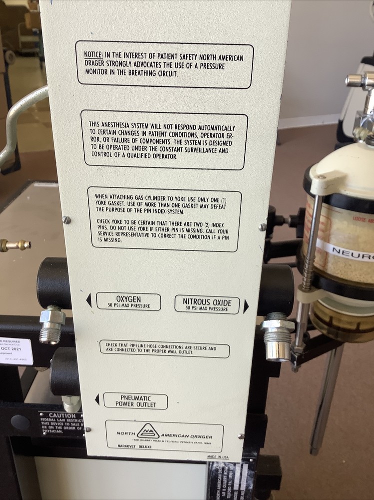 Drager Narkovet Delux Anesthesia System