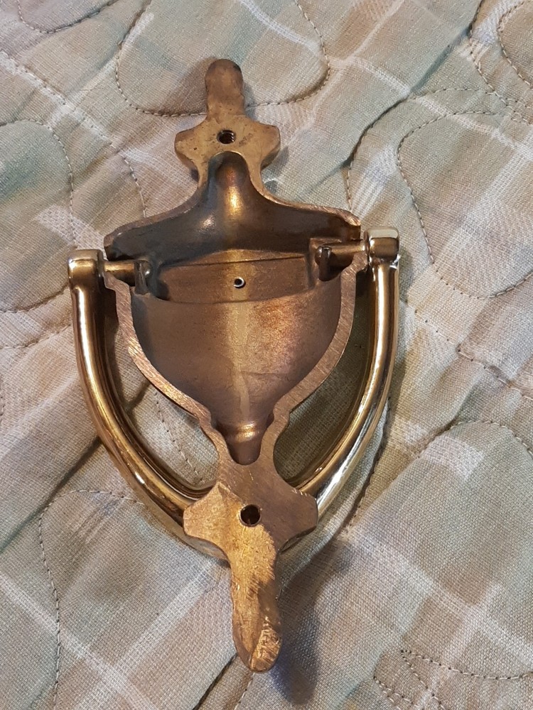 Polished Brass door knocker With LOGO