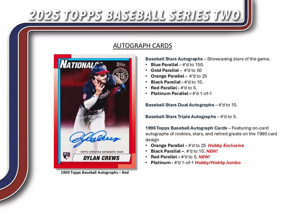 2025 TOPPS SERIES 2 BASEBALL HOBBY BOX