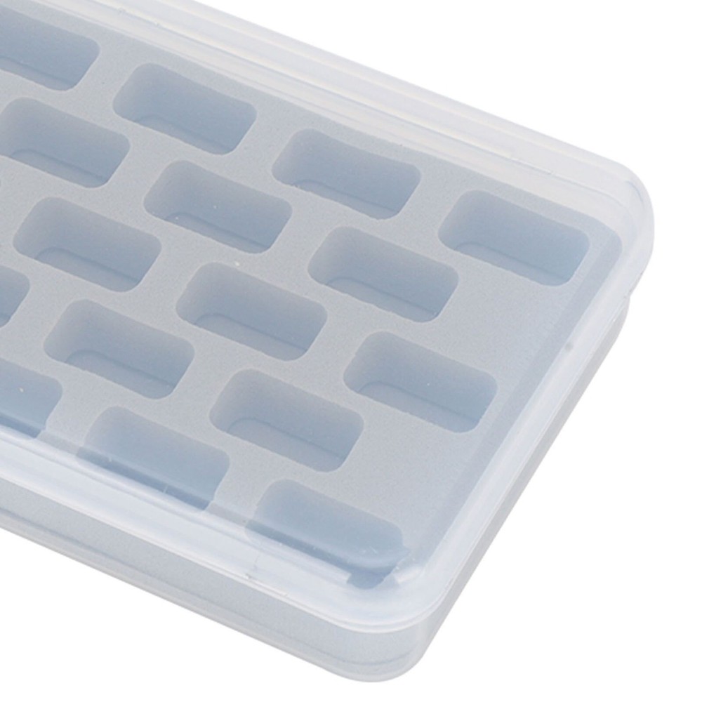 28 Slots Empty Spools Box Plastic Thread Storage Cover Bobbin Organizer