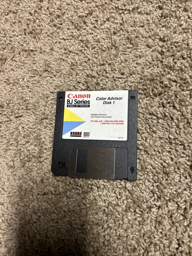 Canon BJ Series Bubble Jet Printers Disk 1