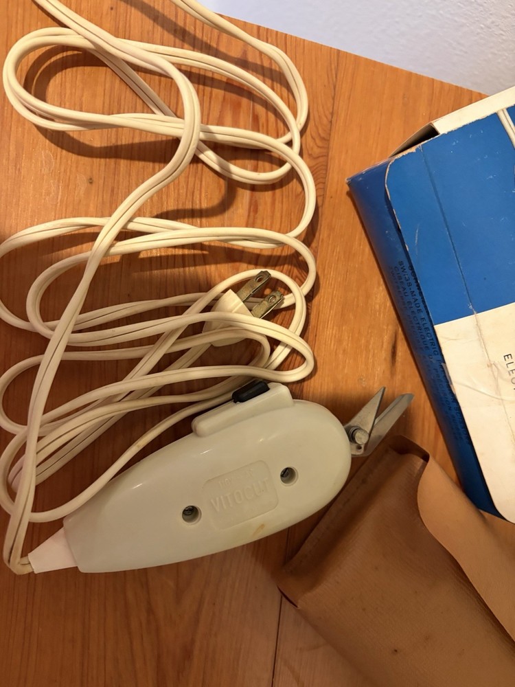 Vintage Vito Electric Scissors Original Box WORKS