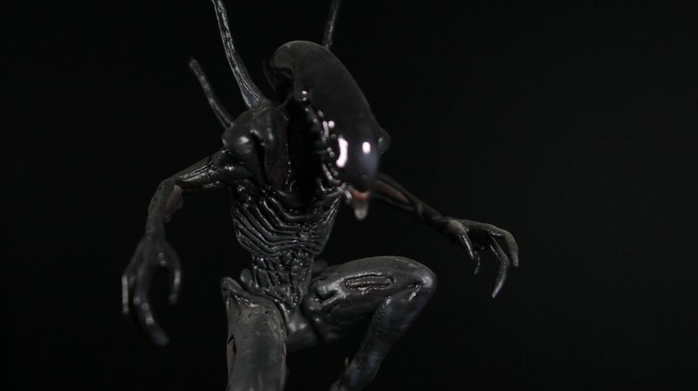 Alien Xenomorph With Eggs 3D Print Diorama Model