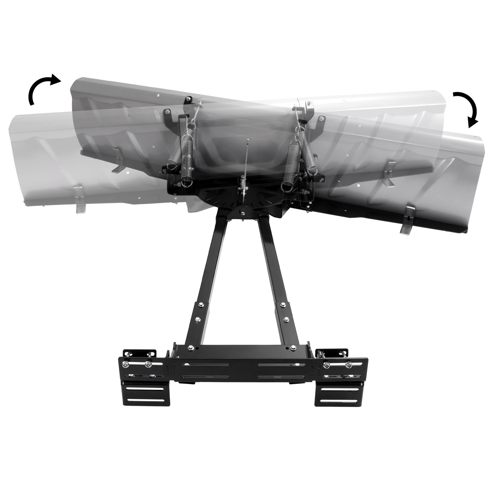 Adjustable 60"-72" Width Snow Plow Blade For ATV UTV Switchblade Plow