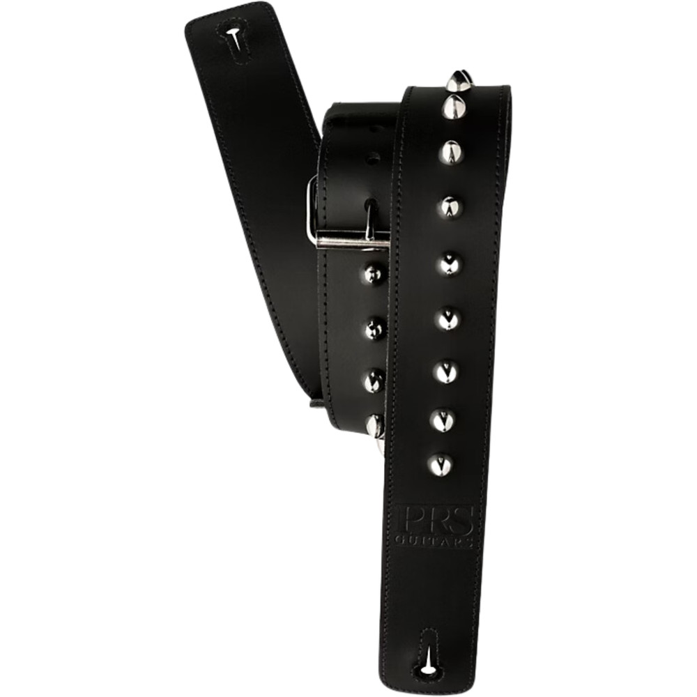 PRS 2" Leather Studded Black Strap