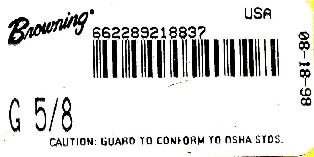 Browning G 5/8 Split Taper Bushing