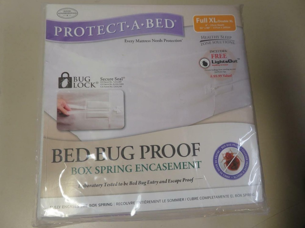 Protect-A-Bed Bed Bug Proof Box Spring Encasement Bug Lock Full XL / Double XL