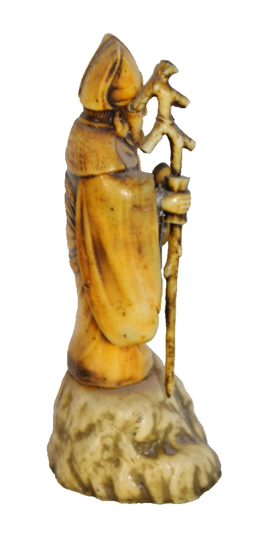 VTG Japanese Jurojin God of Long Life Celluloid Plastic Figurine 3-1/4" Tall-BRC