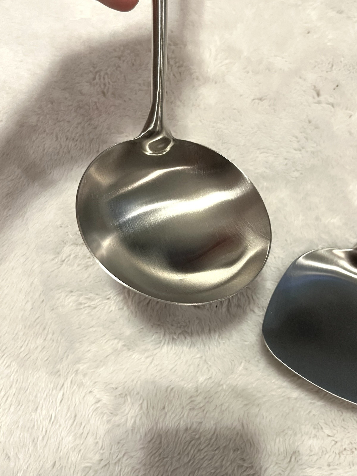 Stainless Steel Wok Spatula Ladle Tool Set Long Handle 17inches Kitchenware NEW