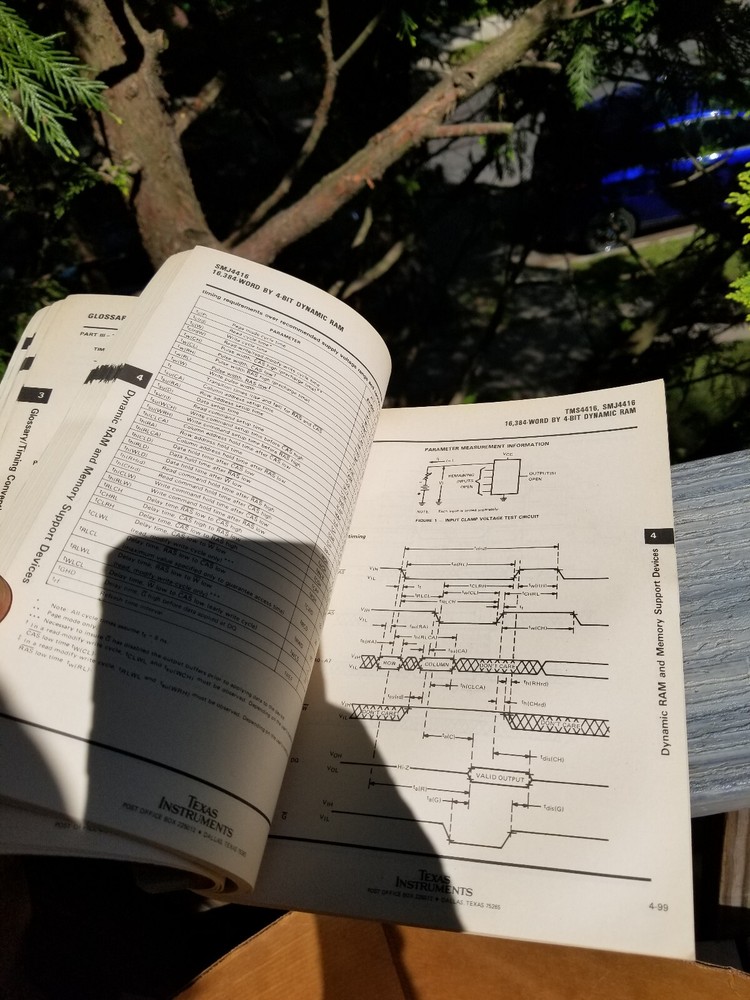 2 VINTAGE TEXAS INSTRUMENTS BOOKS DATA ELECTRONIC MANUAL MOS MEMORY SUPPLEMENT