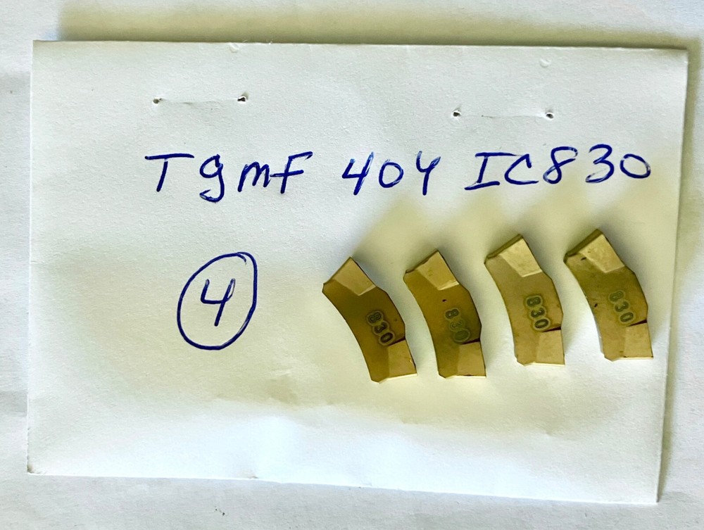 Iscar TGMF 404 IC830 - Inserts - QTY: 4
