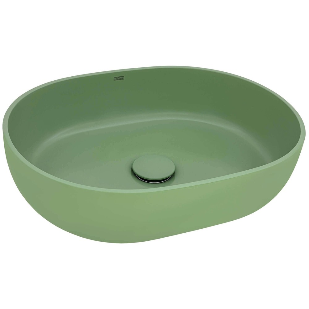Ruvati 19" epiStone Solid Surface Bathroom Vessel Sink- RVB2119GN