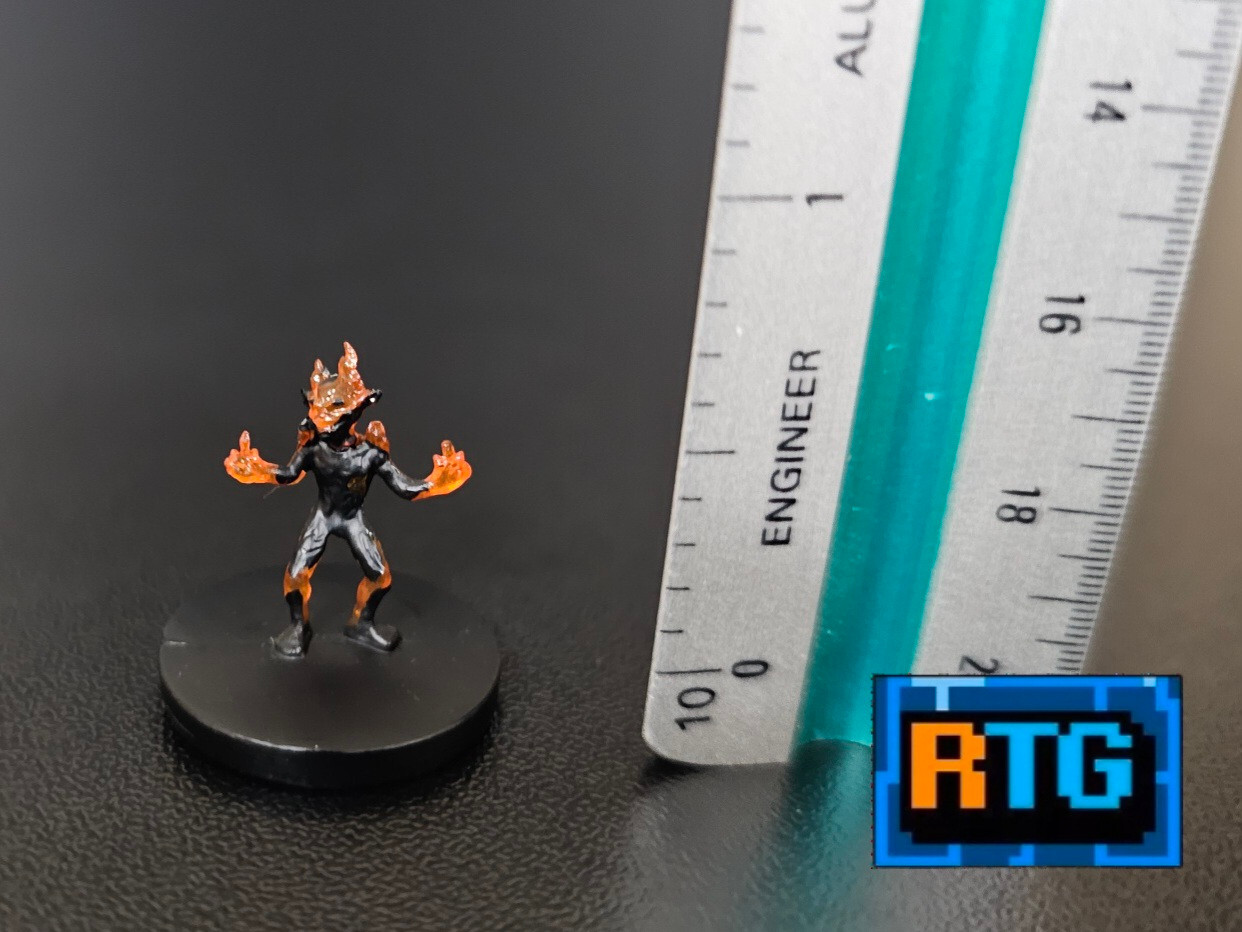 D&D Miniature - Magmin #1 - Dungeons and Dragons - Small Fire Elemental Monster