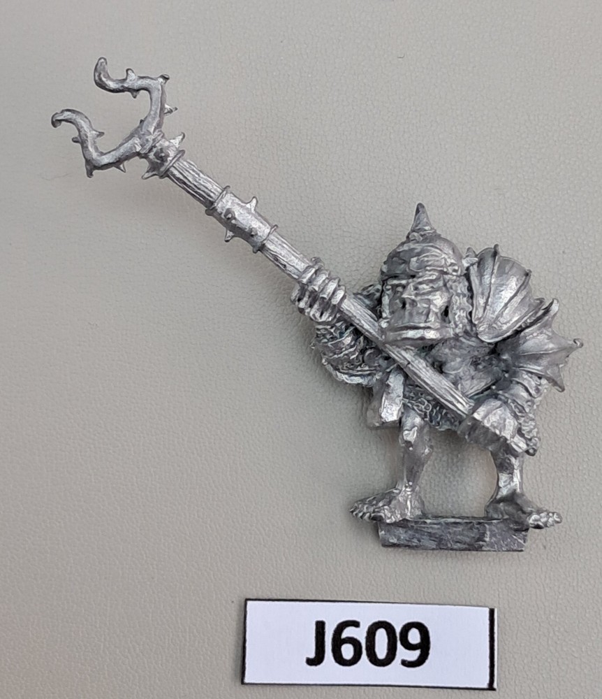 Orc with Prod Command Runtherd - Metal (J609)