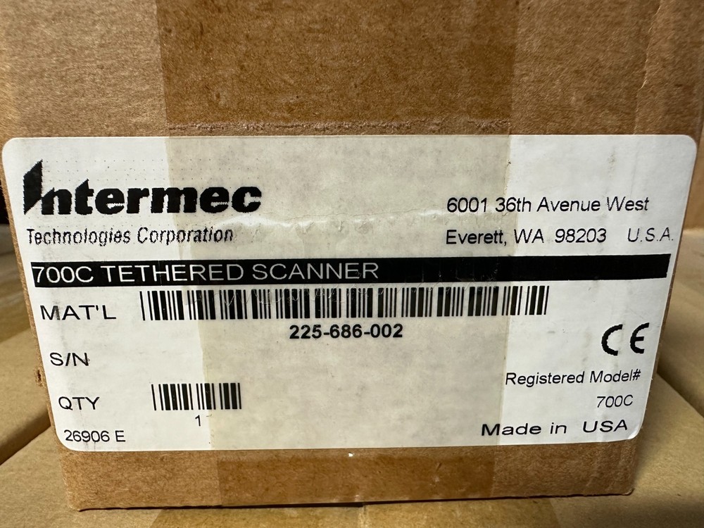 Intermec 700C Serial Tethered Scanner Adapter 225-686-002