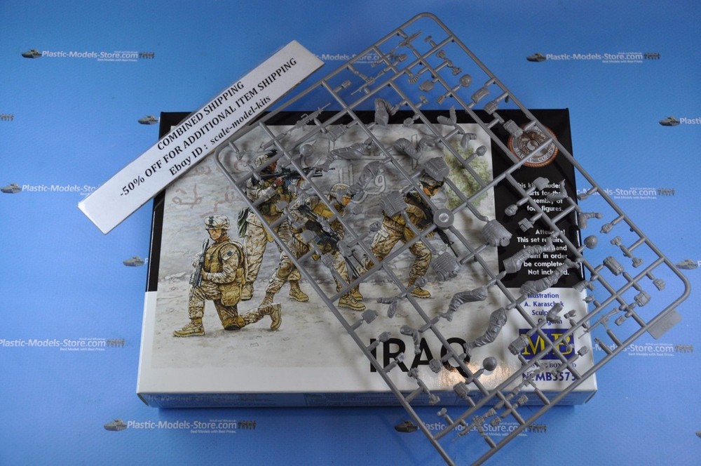 Master Box 3575 Events. Kit #1 US Marines model scale 1/35