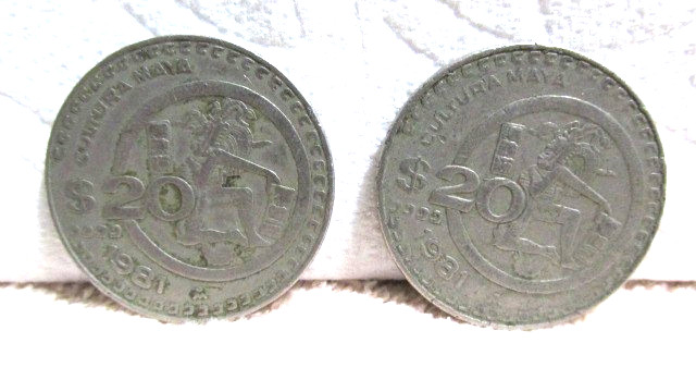 Qty 32 Assorted Mexican Coin Lot