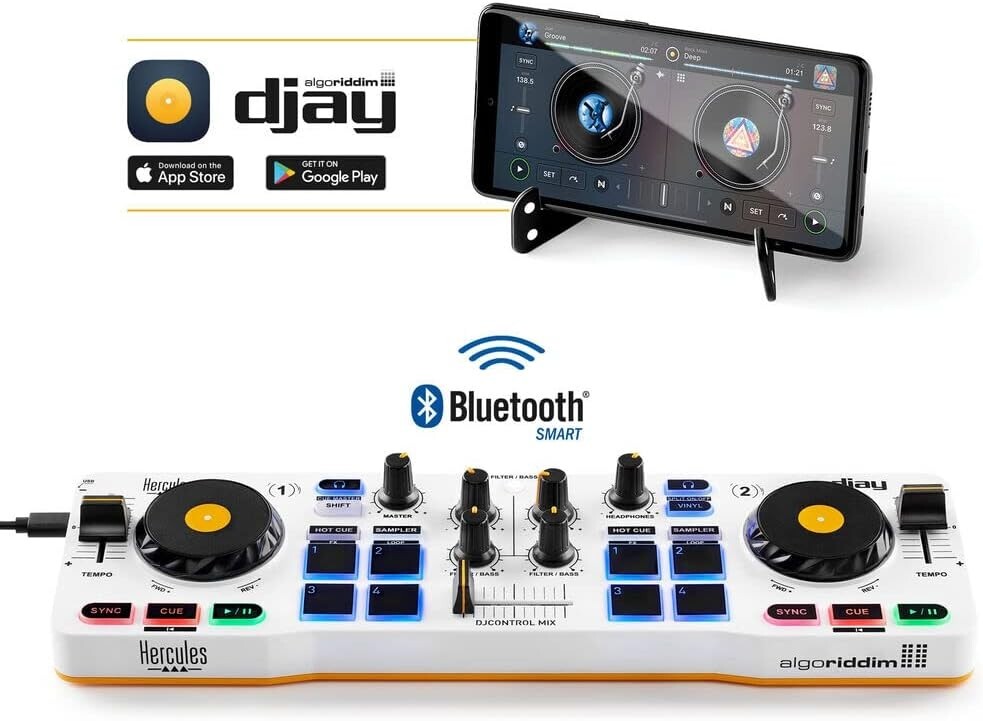DJControl Mix DJ Software Controller with Algoriddim Djay App Bundle with Pro...