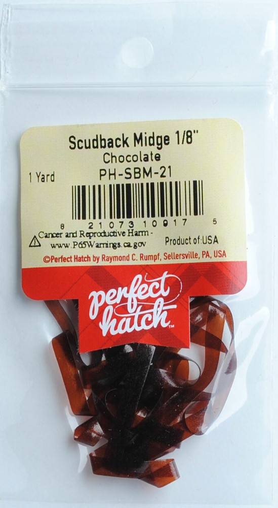 Perfect Hatch Scudback Midge 1/8" for Fly Tying
