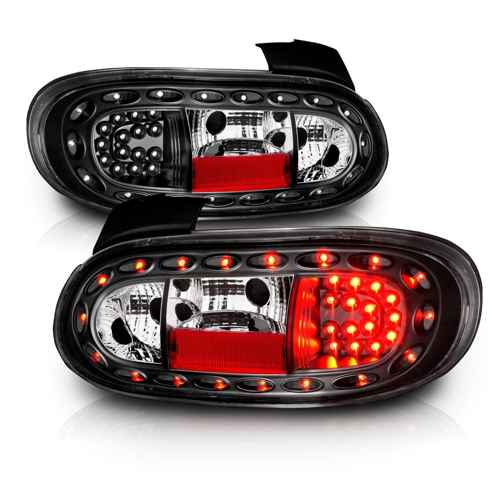 Led 尾灯黑色适用于 1999 - 2005 年马自达 Miata - 乘客和驾驶员侧