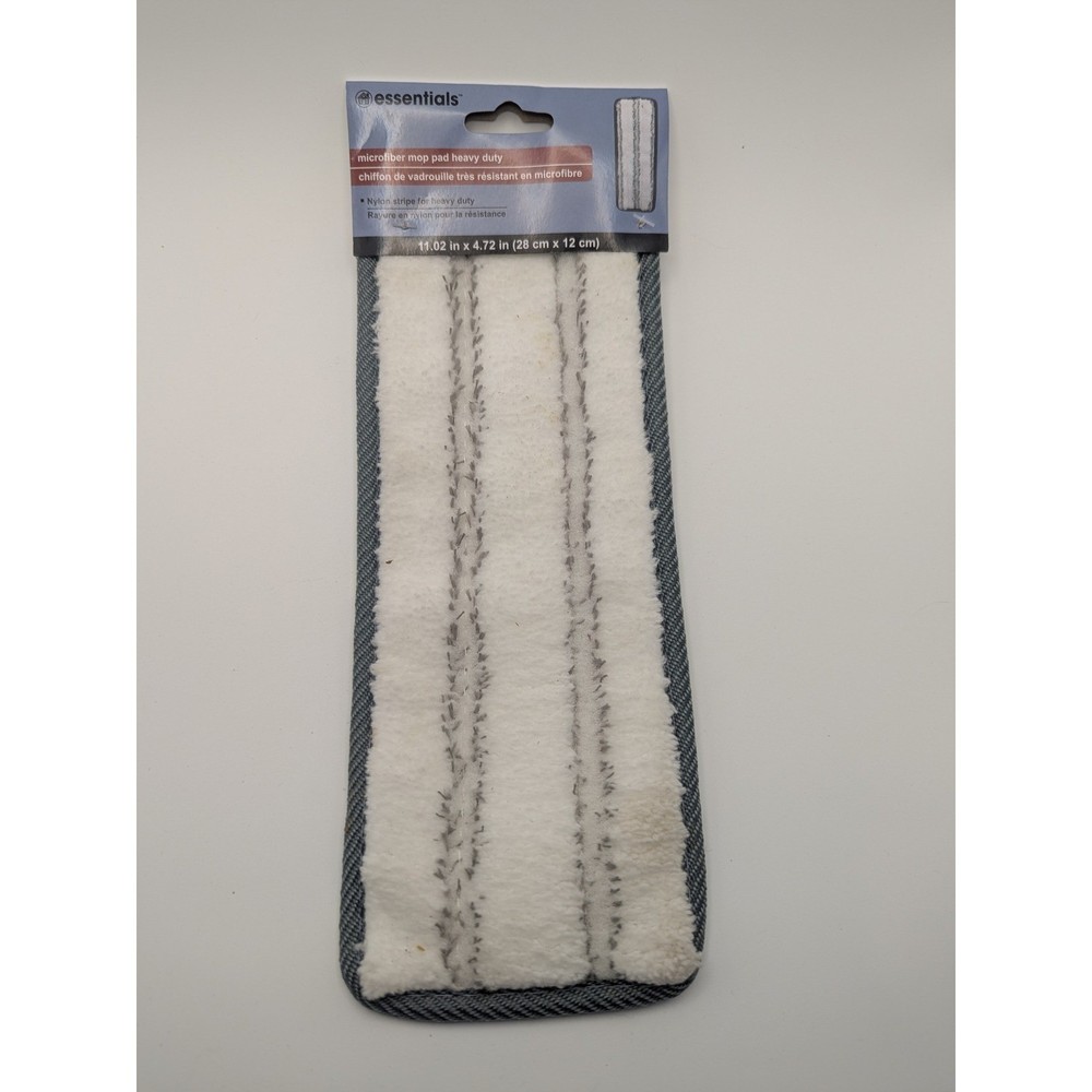 New Essentials Microfiber Mop Pad Heavy Duty Reusable Washable Cleaning