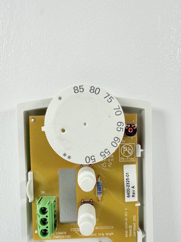 🇺🇸 TRANE 6400-2325-01 REV A Temperature Wired Zone Temperature Sensor