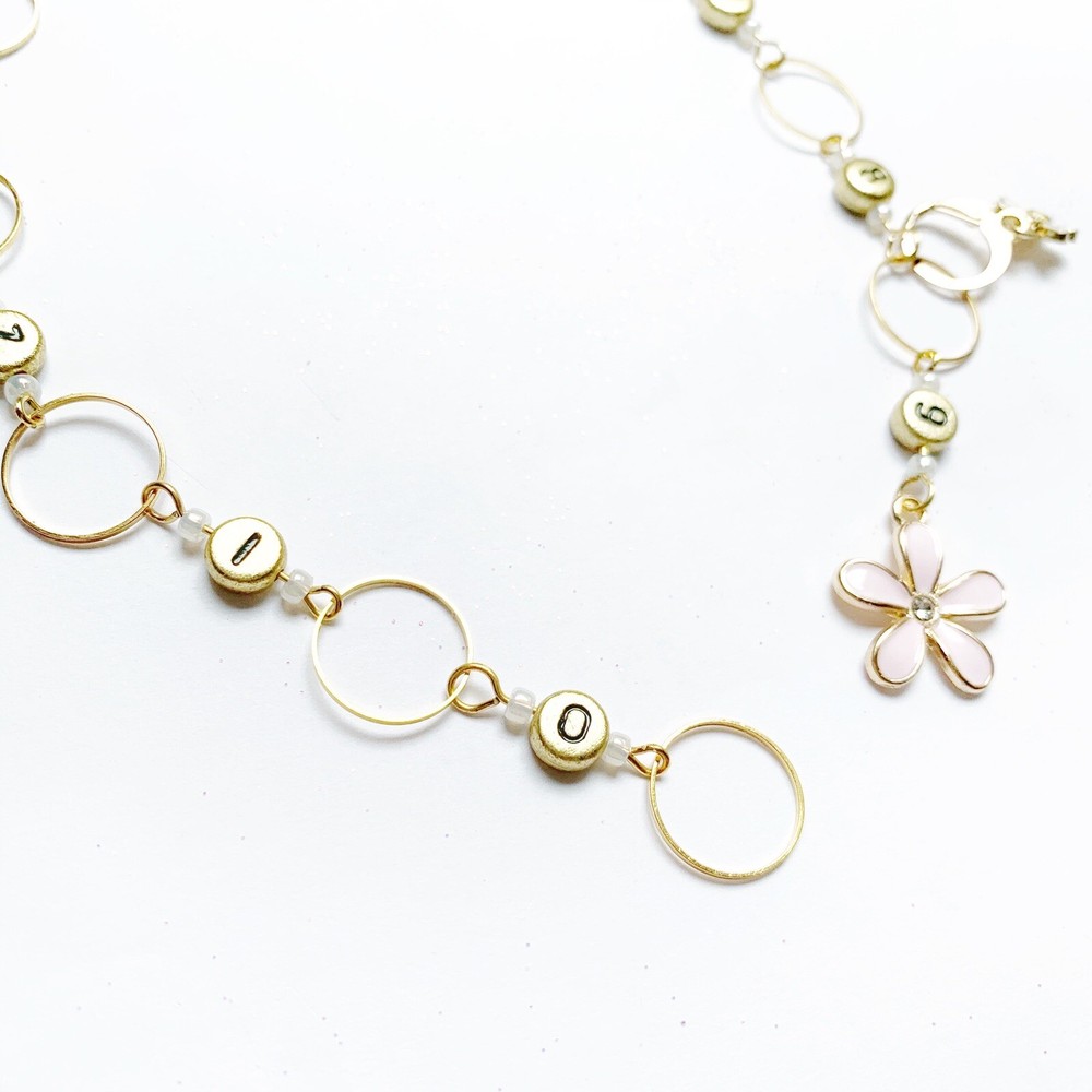 Flamingo chain row counter for knitting