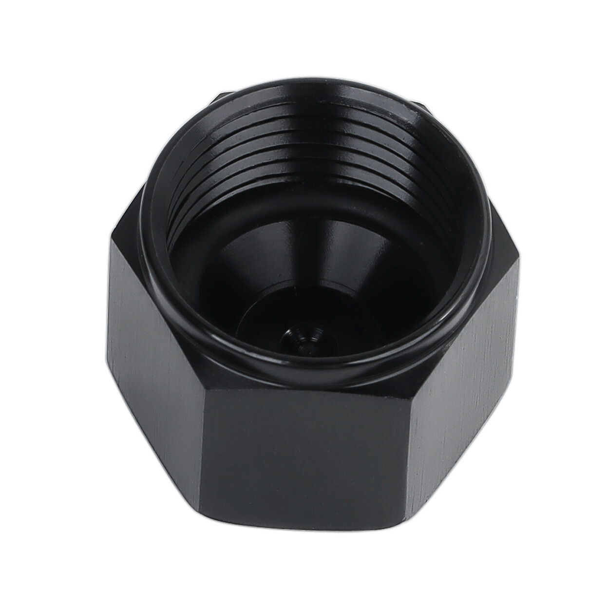 LokoCar 4AN 6AN 8AN 10AN Flare Cap Block off Fitting Plug Aluminum Black 2Pcs