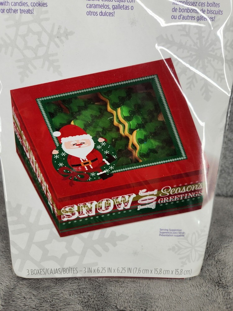 Wilton Christmas Bakery Boxes Gift Cookies Boxes Makes 3 Boxes