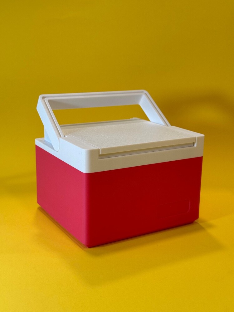 Red Ice Cooler Deck Box For Magic The Gathering MTG EDH Commander Deck Box