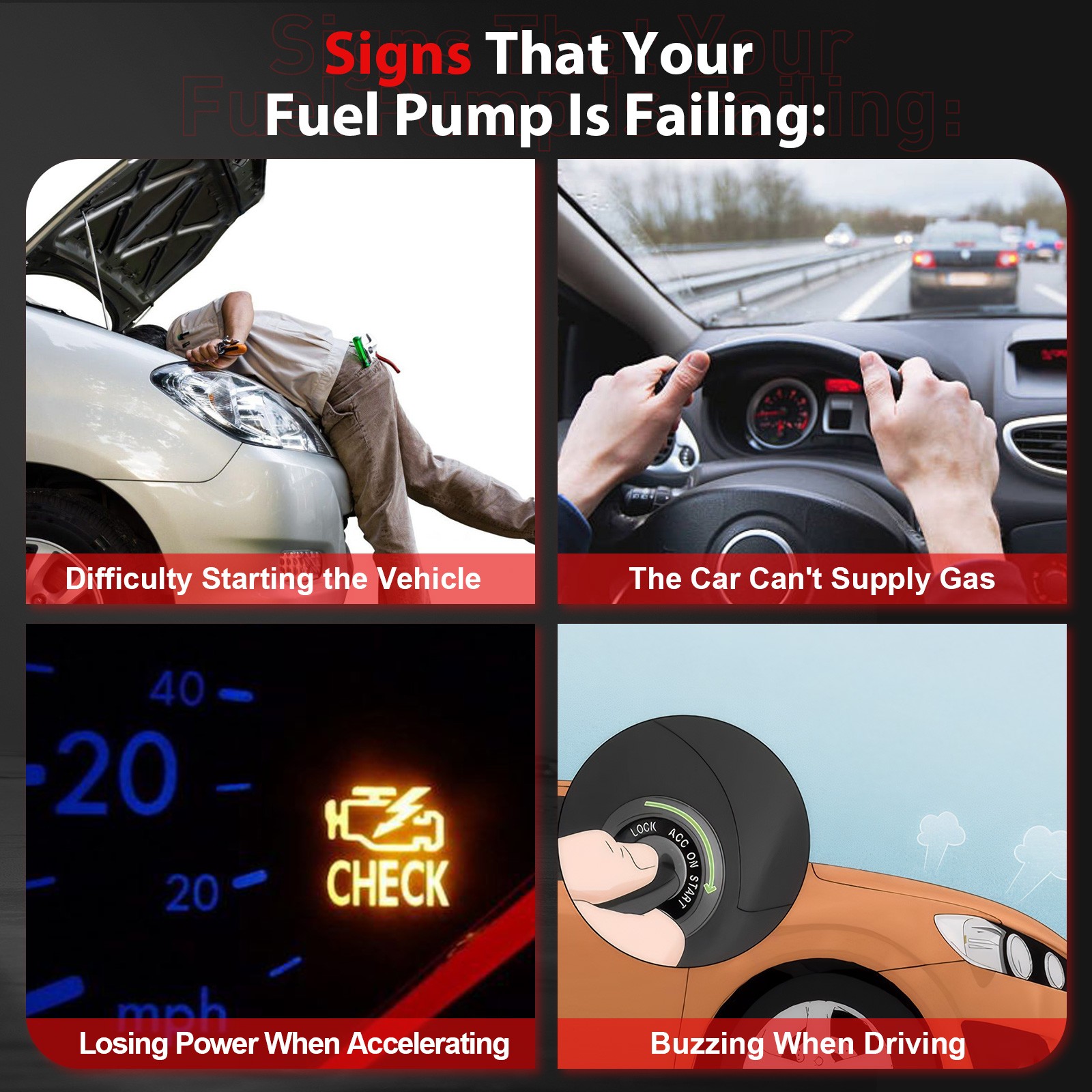 E3518M Fuel Pump Assembly for Cadillac Buick LeSabre GMC Oldsmobile Pontiac