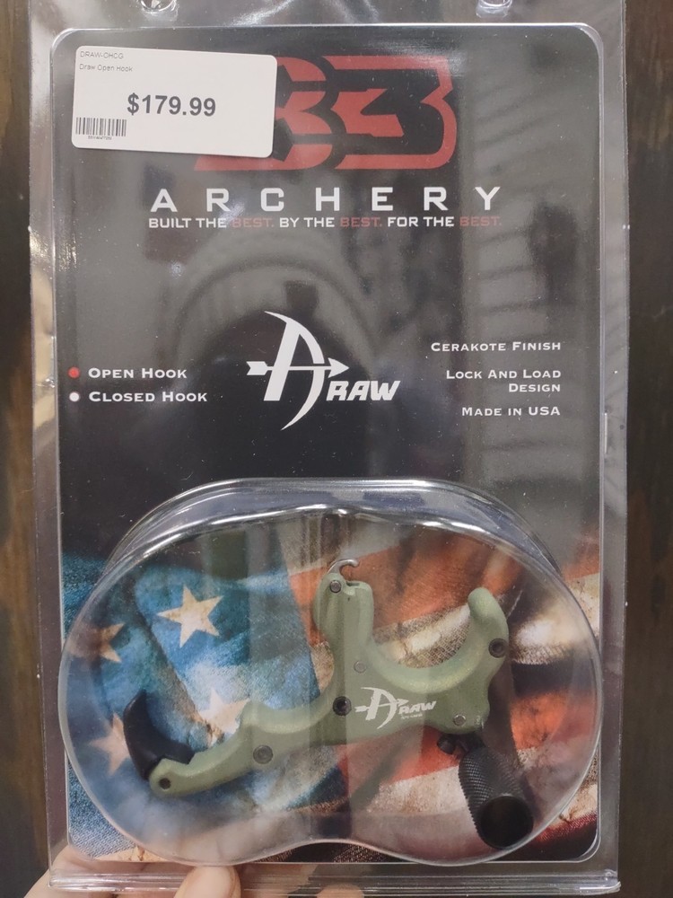 B3 Archery "Draw" Open Hook Release