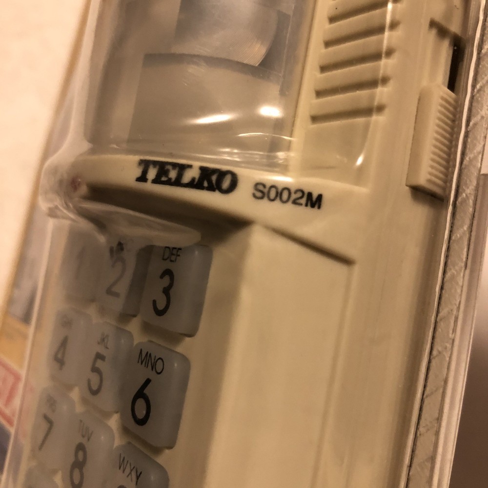 Telko Security Programmable Infrared Sensor Alarm S002M New From 1992 @B