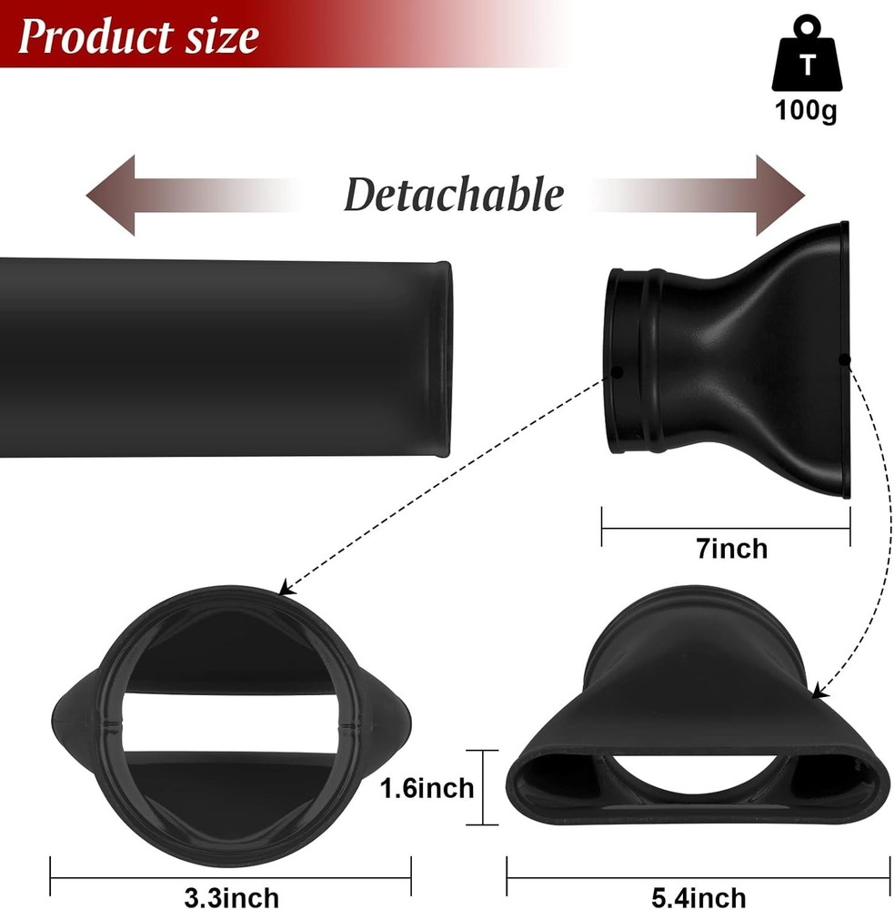 Efficient 2724-20 Flat Nozzle for Leaf Blowers - Lightweight & Durable Design