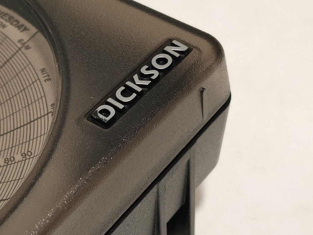 Dickson 4in temperature chart recorders, 7-day, LCD display as shown, untested