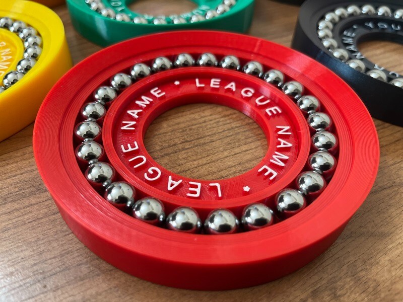 Bowling Ball Rotating Cup Stand 2.0 - Personalized