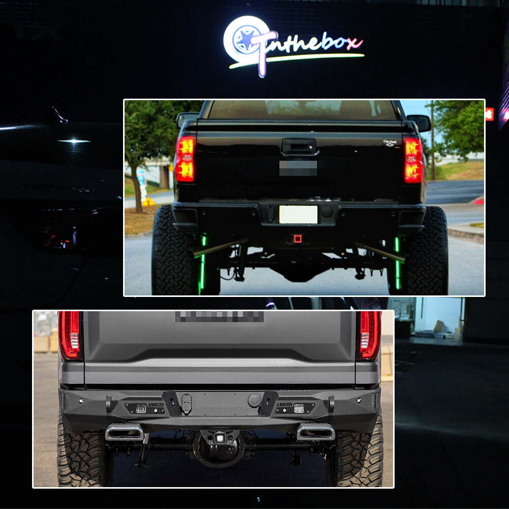 LED RUNNING/BRAKE/REVERSE TOW HITCH COVER LIGHT FOR TRUCK TRAILER 2" RECEIVER