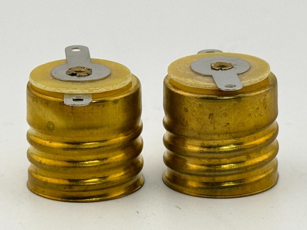 Rebaydo™ 2pcs E17 Intermediate Base with Solderable tabs