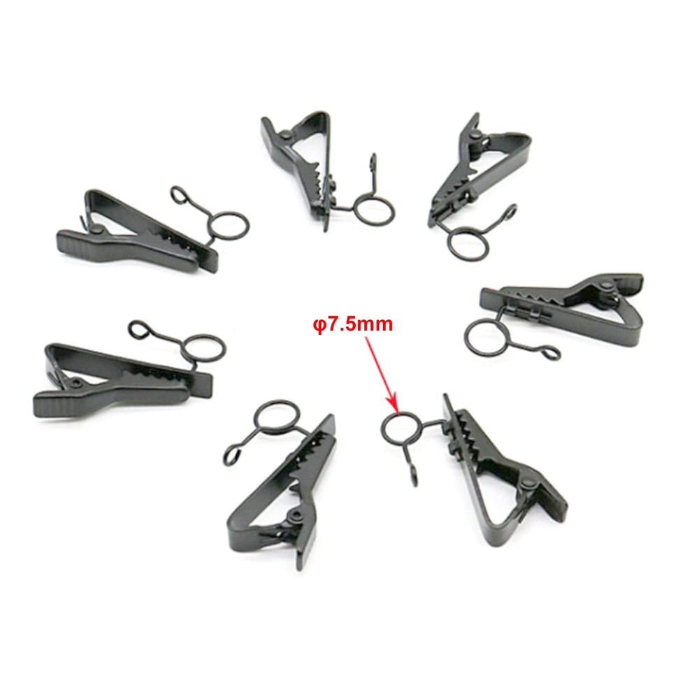 Lapel Microphone Clips Replacement Kit, Mic Windscreen Foam Covers and Clips