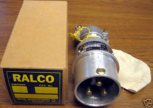 Ralco 53-PAC 30Amp 250VAC Plug New