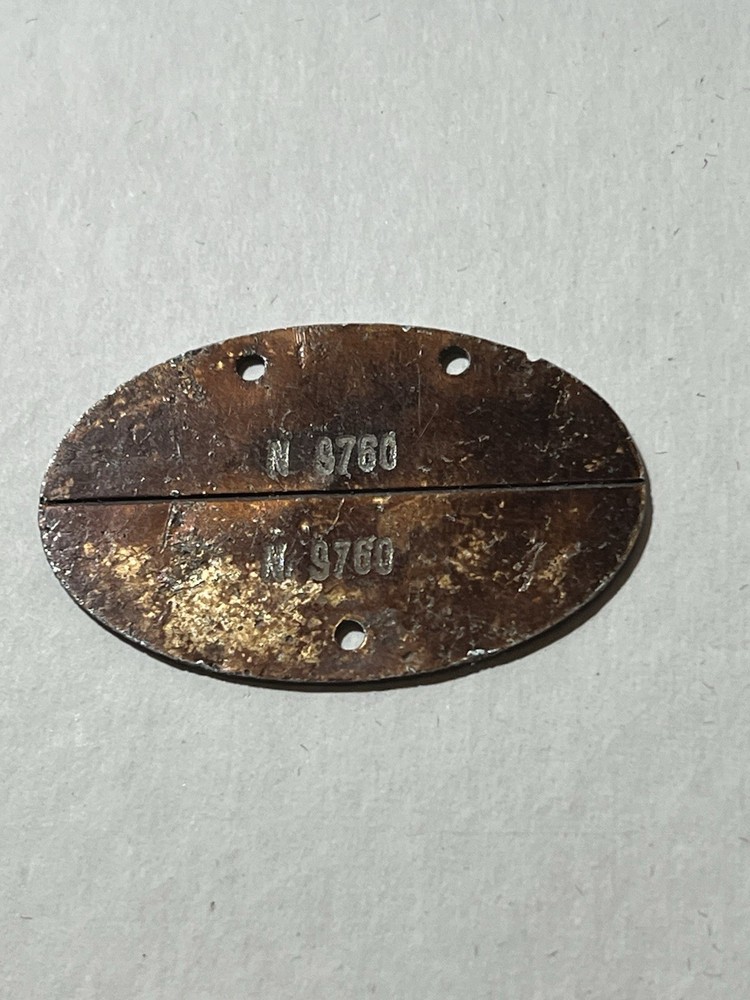 100% Original WW2 Kreigsmarine Dog Tag