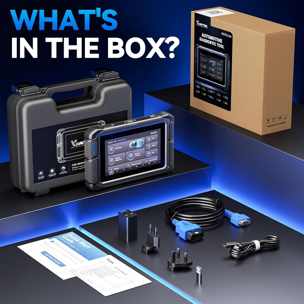 VDIAGTOOL VD70 Lite OBD2 Scanner Bidirectional Key Programmer Diagnostic Tool
