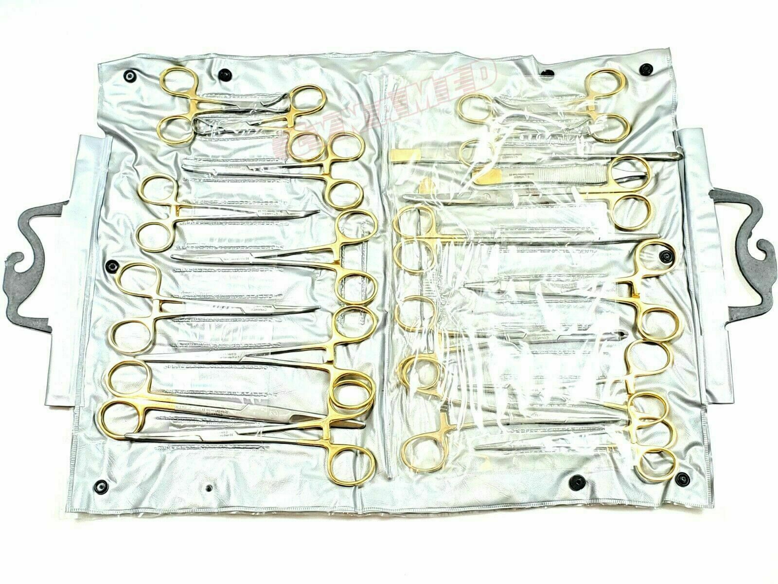 82 PC GENERAL SURGERY SPAY PACK SURGICAL VETERINARY INSTRUMENTS-GERMAN STAINLESS