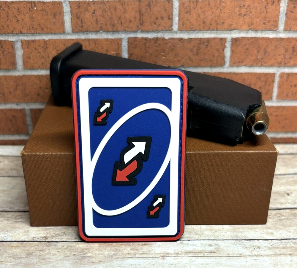 Tactical PVC Patch - Uno Reverse Card Patch - USA Uno Reverse Card PVC Patch