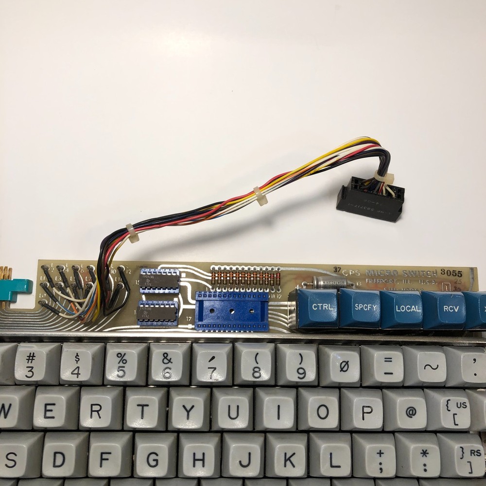 Vintage Micro Switch Keyboard Model SW-10968 (Untested)