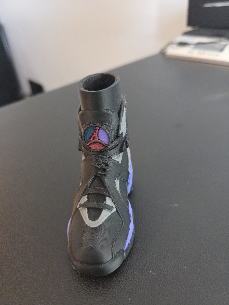 Jordan 8 Aqua Bic lighter case holder keychain