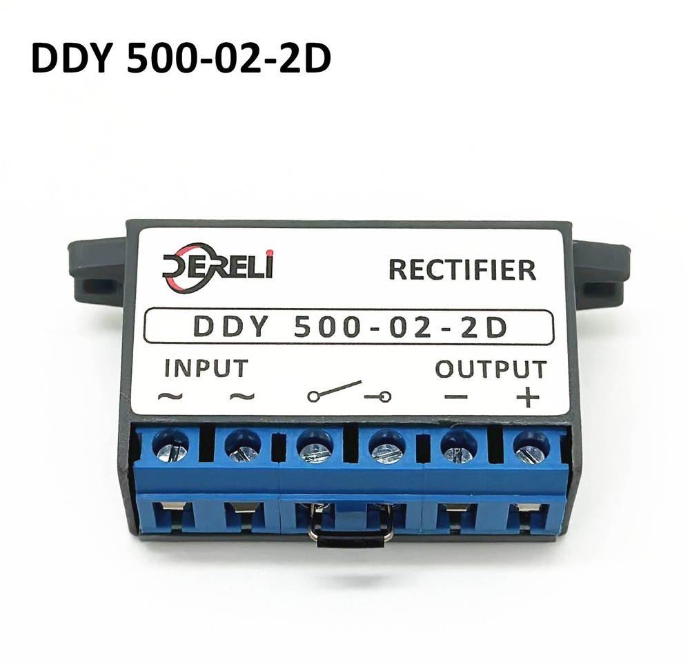 Motor Brake Rectifier Module DDY 500-02-2D 500VAC DERELI Half Wave Rectifier