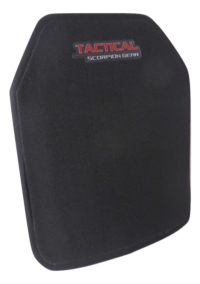 Tactical Scorpion Stab Level IIIA PE Hard Curve Body Armor Plate | Size Choice