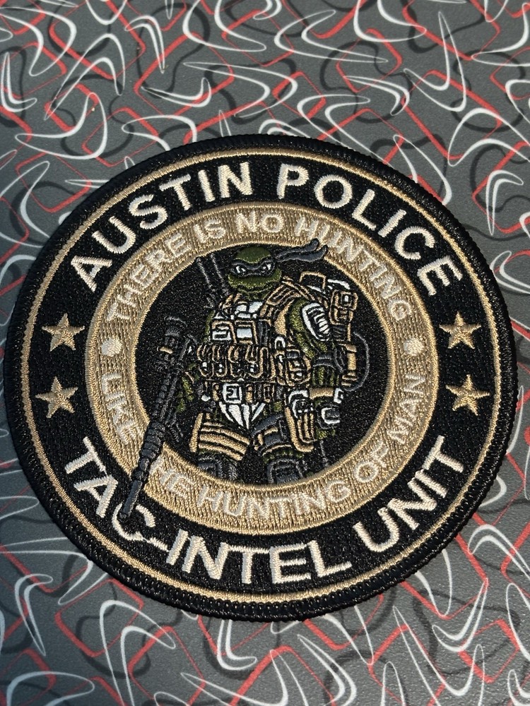 Austin Police TAC Intel Unit Patch Texas Collectible